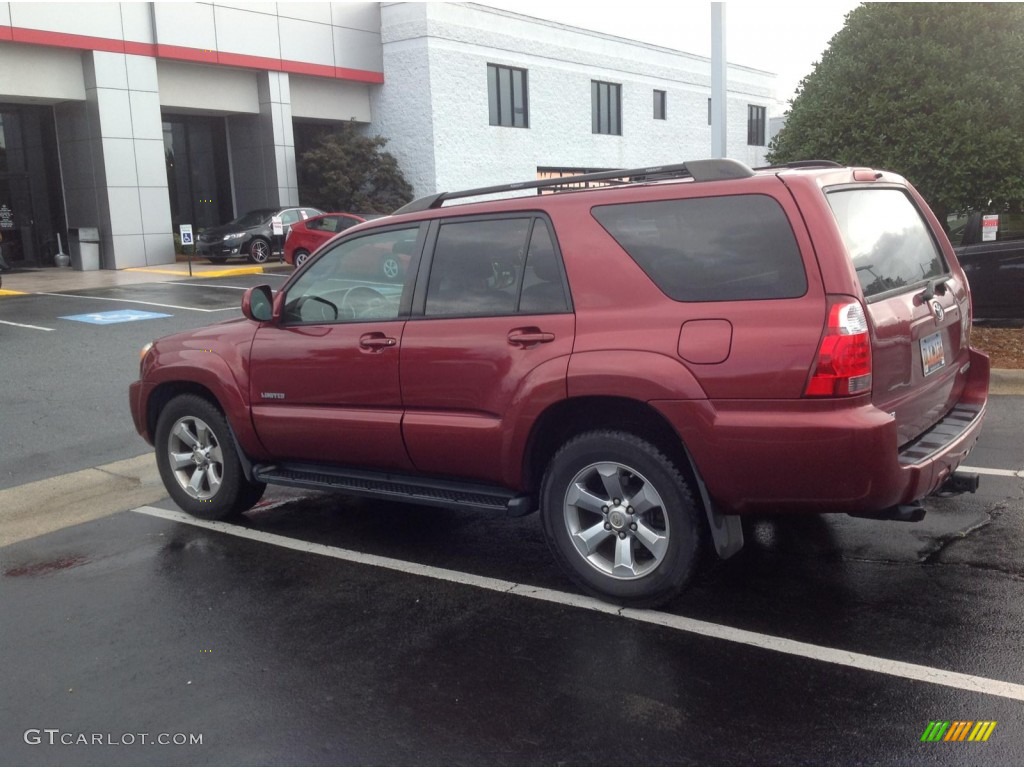 2006 4Runner Limited - Salsa Red Pearl / Stone Gray photo #4