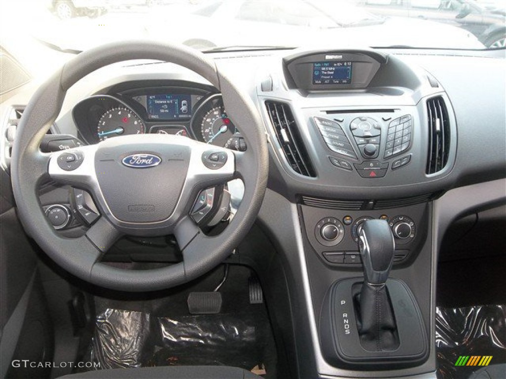2014 Ford Escape S Charcoal Black Dashboard Photo #83168980