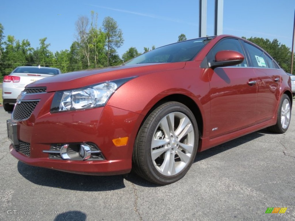 Autumn Red Metallic 2012 Chevrolet Cruze LTZ/RS Exterior Photo #83169325