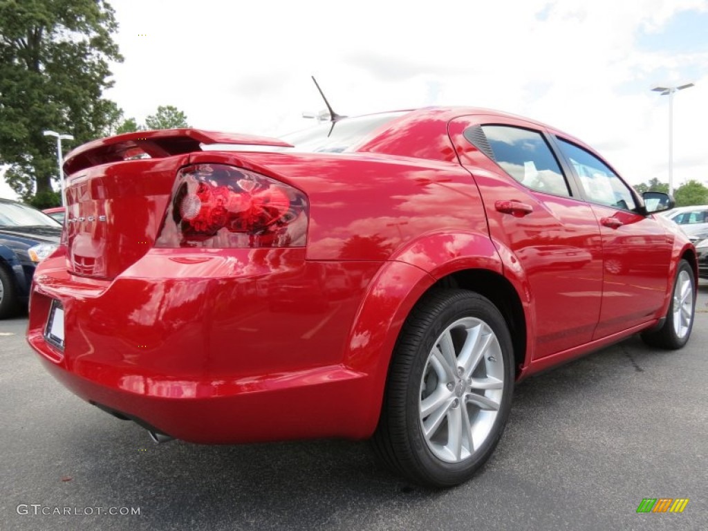 2013 Avenger SE V6 - Redline 2-Coat Pearl / Black photo #3