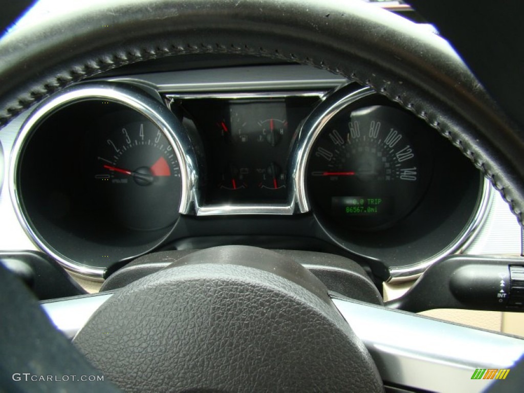 2006 Mustang GT Premium Convertible - Redfire Metallic / Light Parchment photo #15