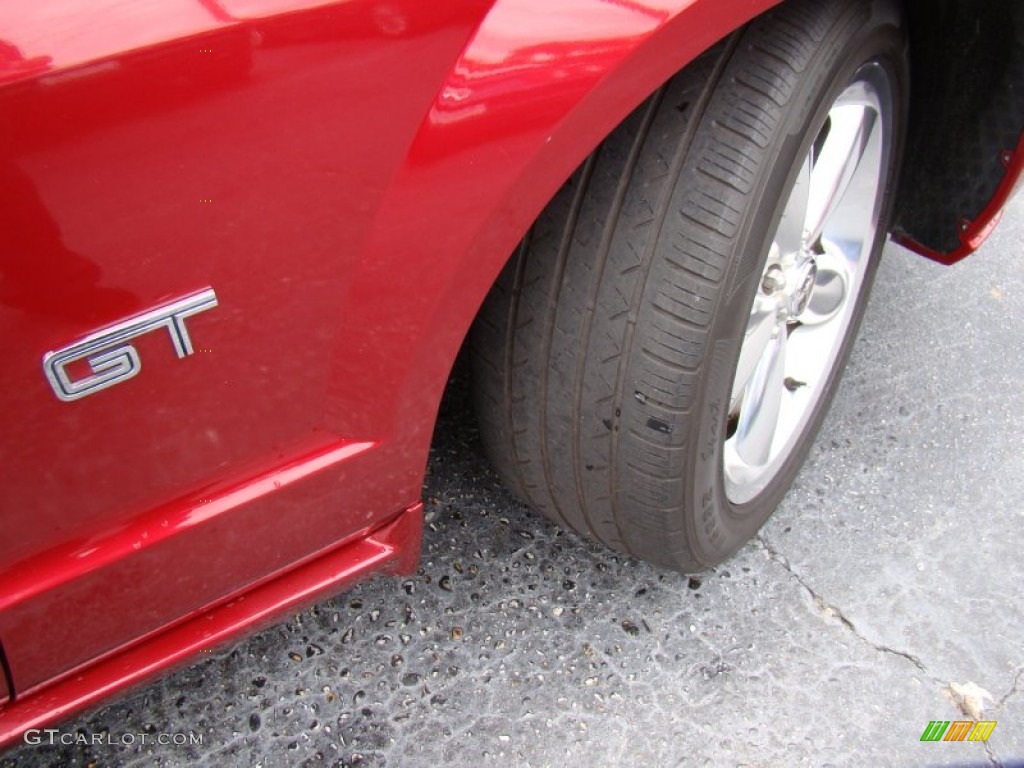 2006 Mustang GT Premium Convertible - Redfire Metallic / Light Parchment photo #18