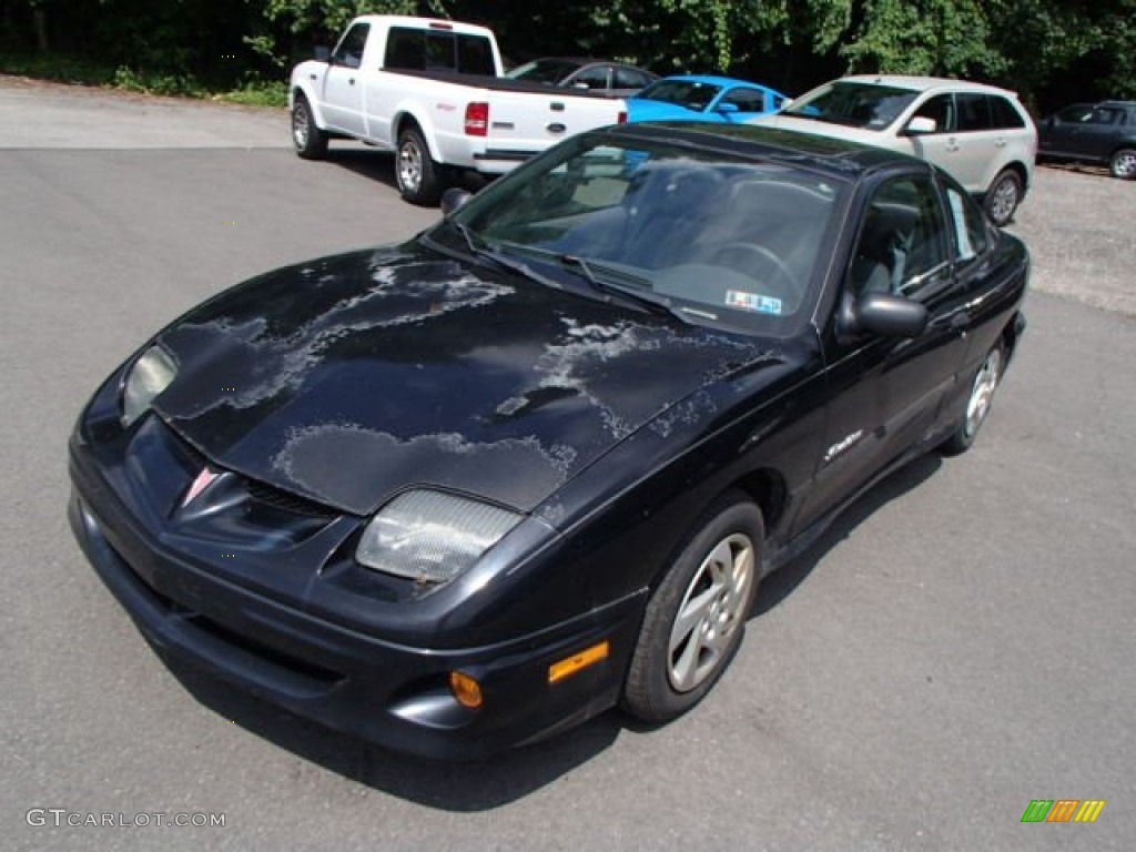 2002 Sunfire SE Coupe - Black / Graphite photo #4
