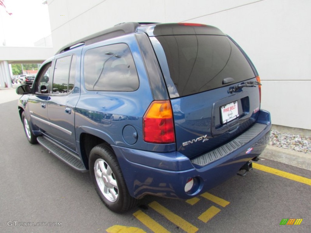 2006 Envoy XL SLT 4x4 - Superior Blue Metallic / Light Gray photo #5