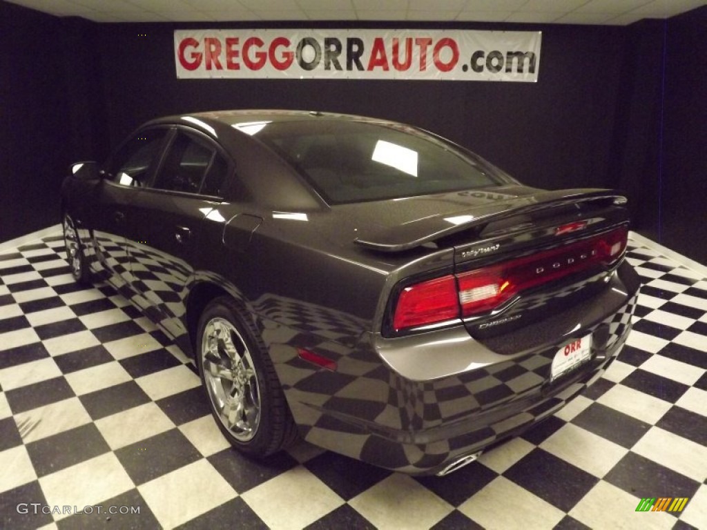 2013 Charger R/T - Granite Crystal / Black photo #5