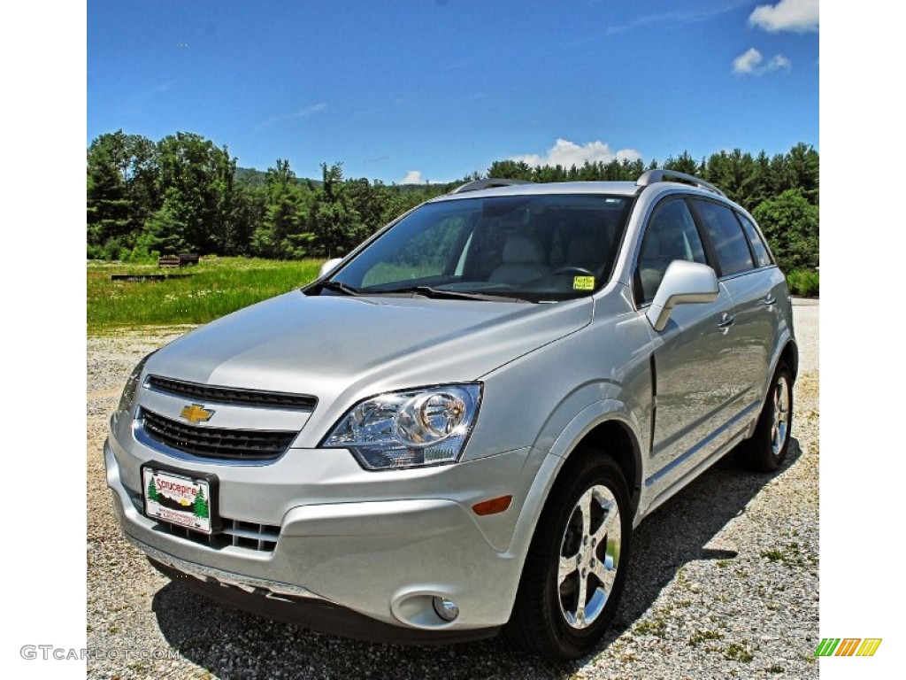 2012 Captiva Sport LTZ AWD - Silver Ice Metallic / Black/Light Titanium photo #1