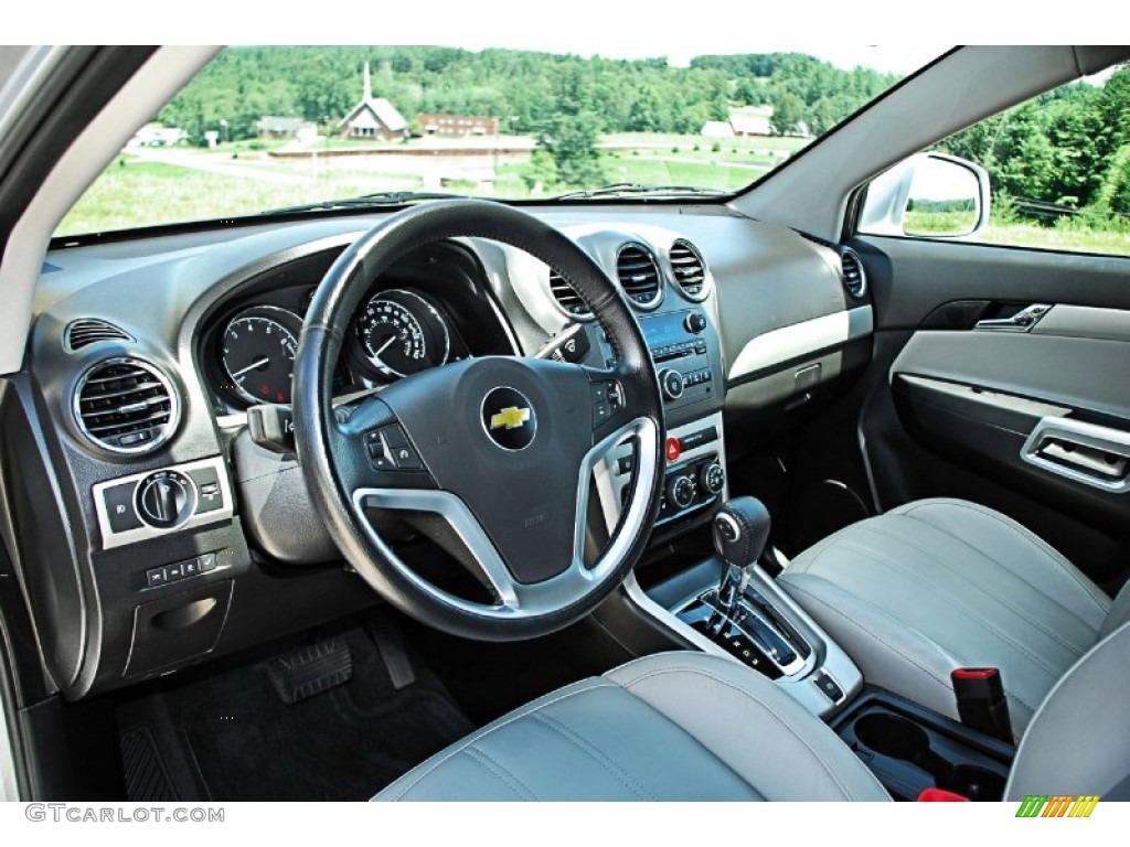 Black/Light Titanium Interior 2012 Chevrolet Captiva Sport LTZ AWD Photo #83173666