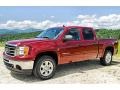 2013 Sonoma Red Metallic GMC Sierra 1500 SLE Crew Cab 4x4  photo #3