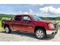 2013 Sonoma Red Metallic GMC Sierra 1500 SLE Crew Cab 4x4  photo #4