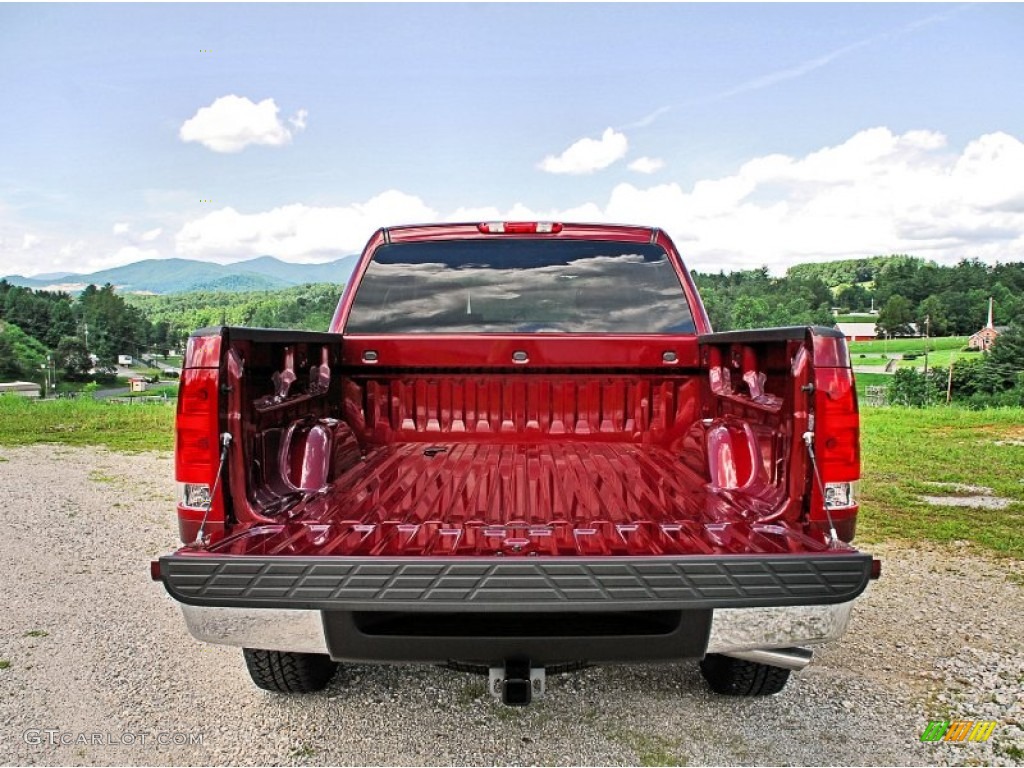 2013 Sierra 1500 SLE Crew Cab 4x4 - Sonoma Red Metallic / Ebony photo #11