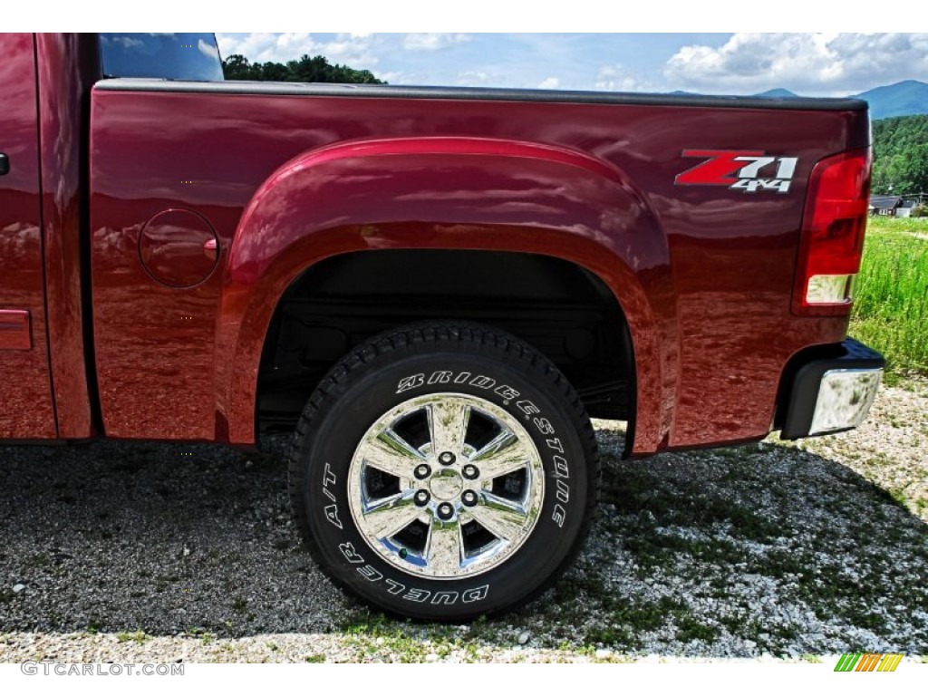 2013 Sierra 1500 SLE Crew Cab 4x4 - Sonoma Red Metallic / Ebony photo #26