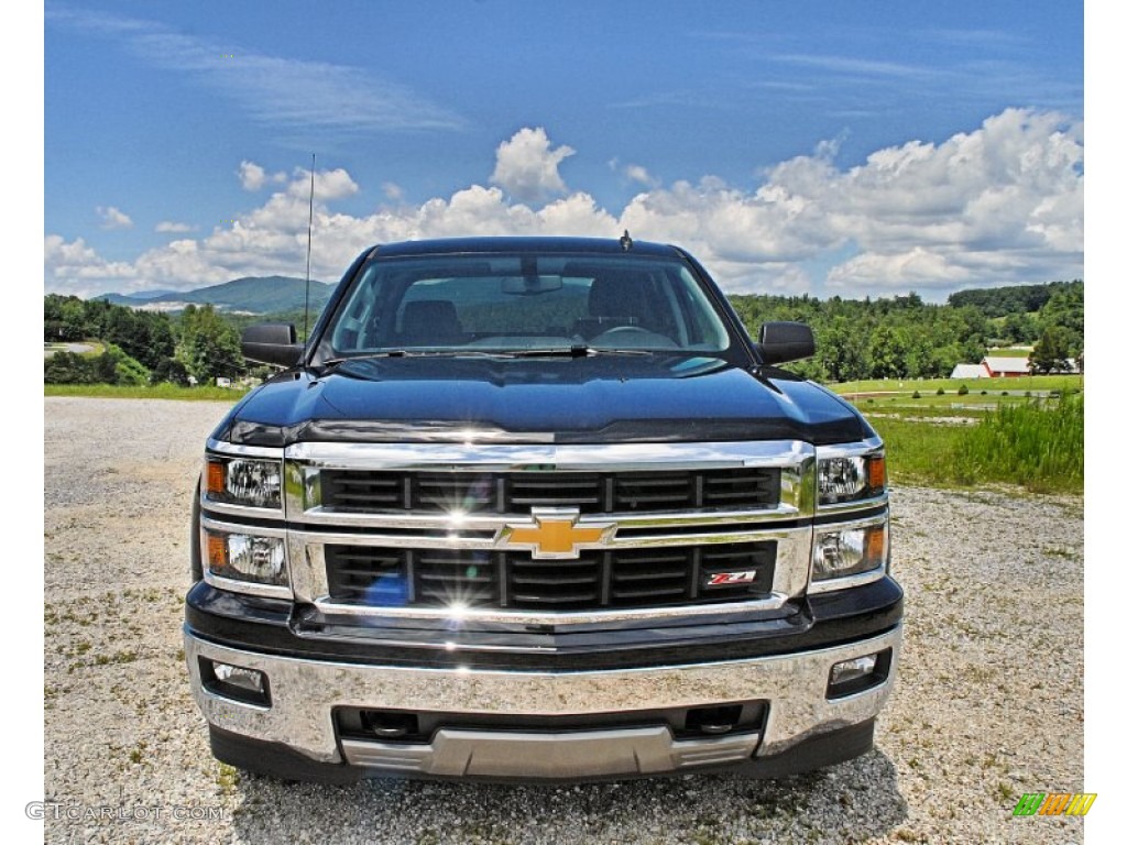 Black 2014 Chevrolet Silverado 1500 LT Z71 Crew Cab 4x4 Exterior Photo #83174958