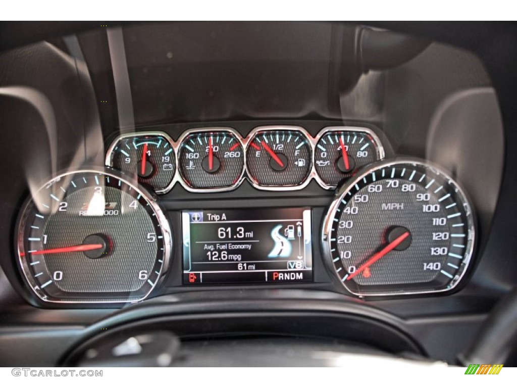 2014 Chevrolet Silverado 1500 LT Z71 Crew Cab 4x4 Gauges Photo #83175139