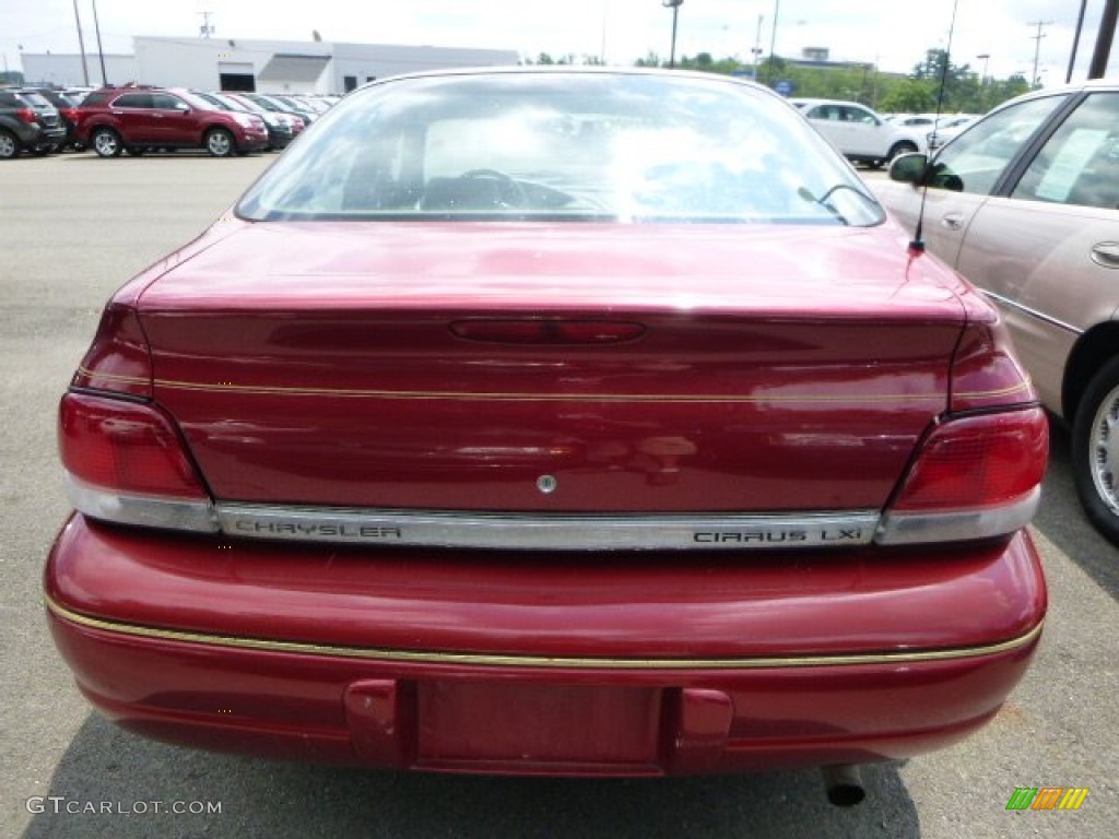 1998 Cirrus LXi - Candy Apple Red / Camel photo #3