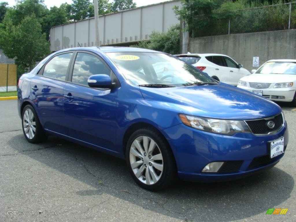 2010 Forte SX - Corsa Blue / Black Sport photo #3