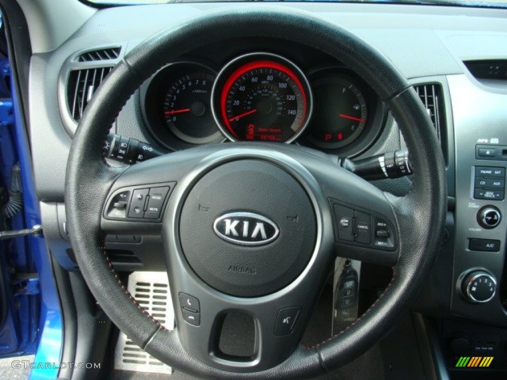 2010 Forte SX - Corsa Blue / Black Sport photo #13