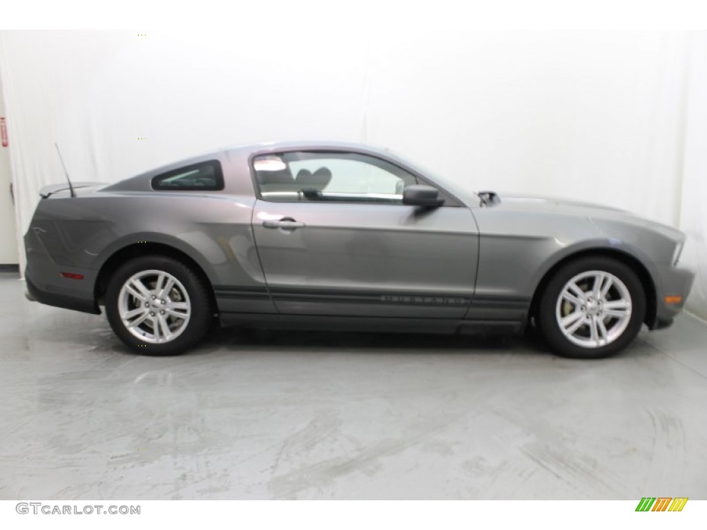 2010 Mustang V6 Coupe - Sterling Grey Metallic / Charcoal Black photo #5