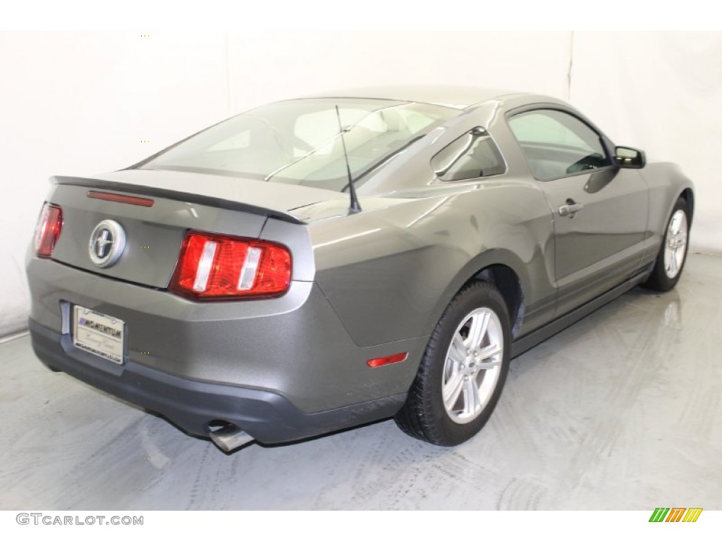 2010 Mustang V6 Coupe - Sterling Grey Metallic / Charcoal Black photo #9