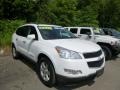 Summit White 2009 Chevrolet Traverse LT AWD