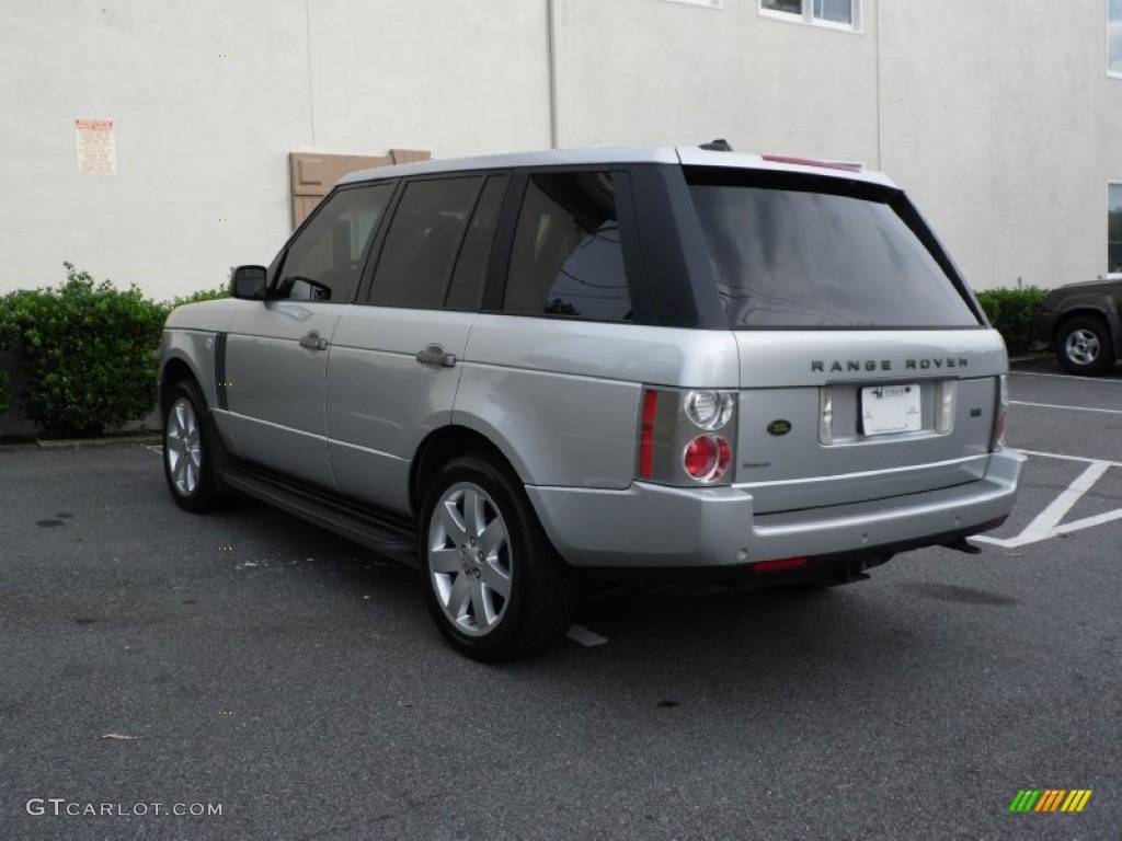 2006 Range Rover HSE - Zambezi Silver Metallic / Charcoal/Jet photo #7