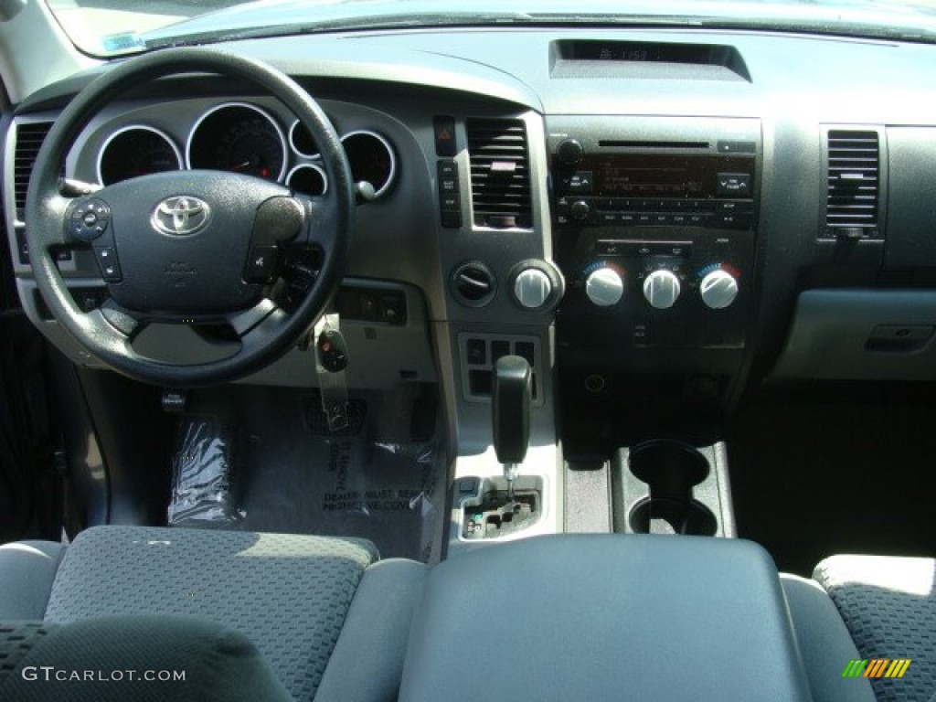 2010 Tundra TRD CrewMax 4x4 - Slate Gray Metallic / Graphite Gray photo #12