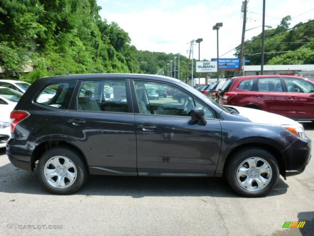 2014 Forester 2.5i - Dark Gray Metallic / Platinum photo #4