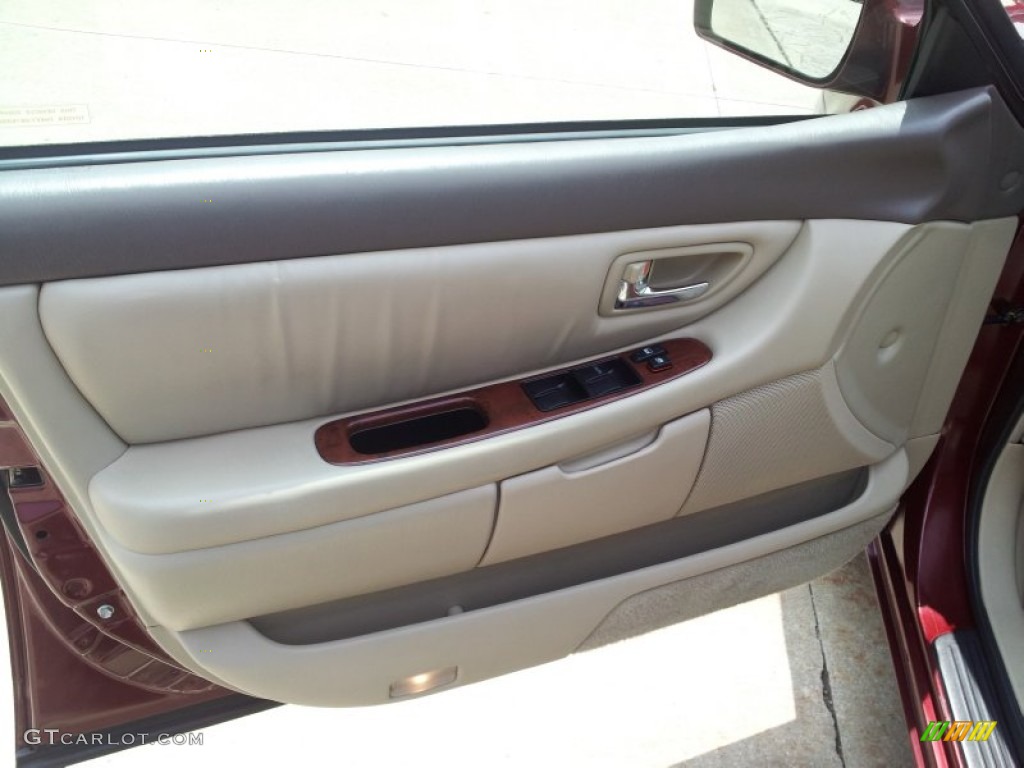2002 Avalon XLS - Vintage Red Pearl / Taupe photo #24