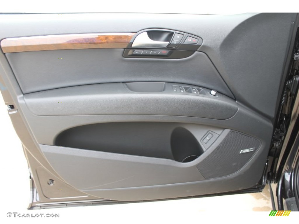 2013 Audi Q7 3.0 TFSI quattro Black Door Panel Photo #83181396