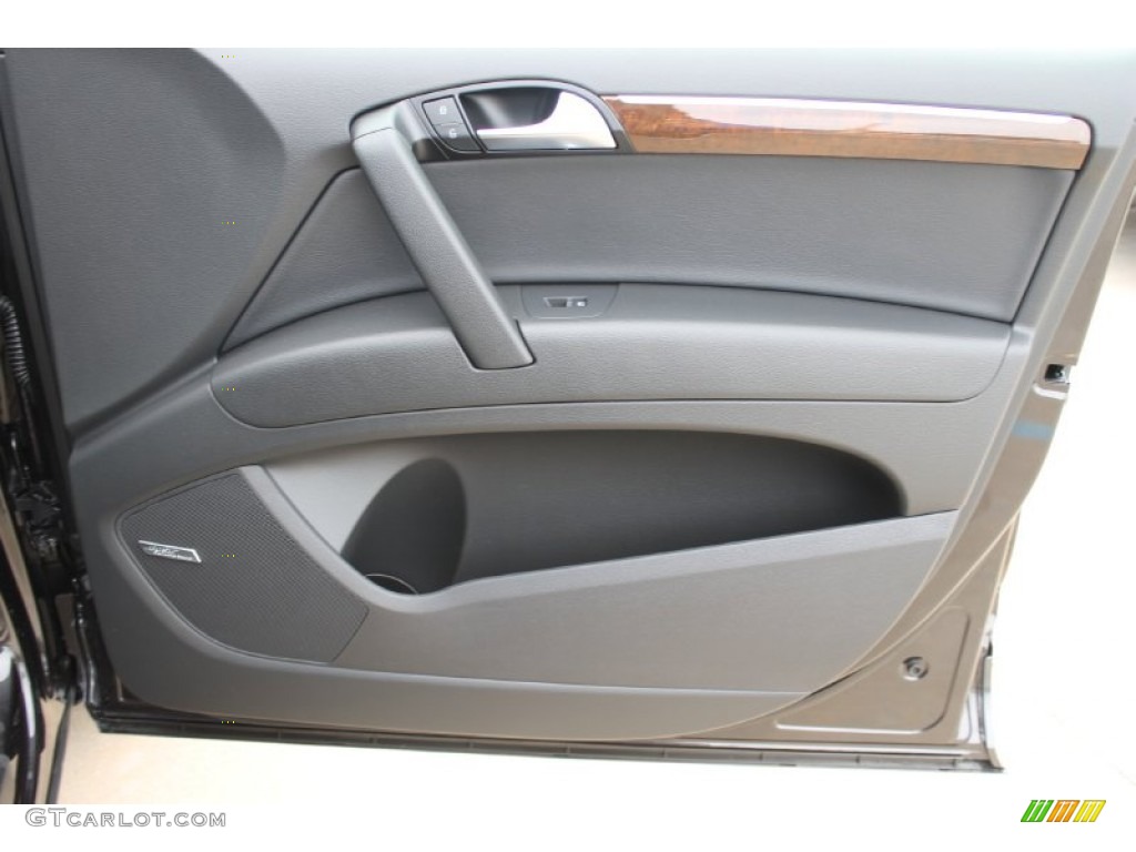 2013 Audi Q7 3.0 TFSI quattro Black Door Panel Photo #83181858