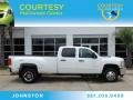 2012 Summit White Chevrolet Silverado 3500HD LT Crew Cab 4x4 Dually  photo #1