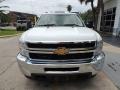 2012 Summit White Chevrolet Silverado 3500HD LT Crew Cab 4x4 Dually  photo #2