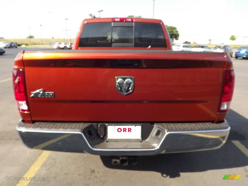 2013 1500 SLT Crew Cab - Copperhead Pearl / Black/Diesel Gray photo #6