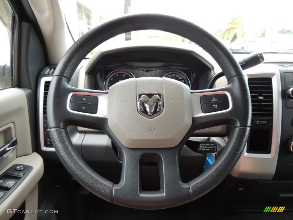 2009 Ram 1500 SLT Crew Cab - Brilliant Black Crystal Pearl / Dark Slate/Medium Graystone photo #14