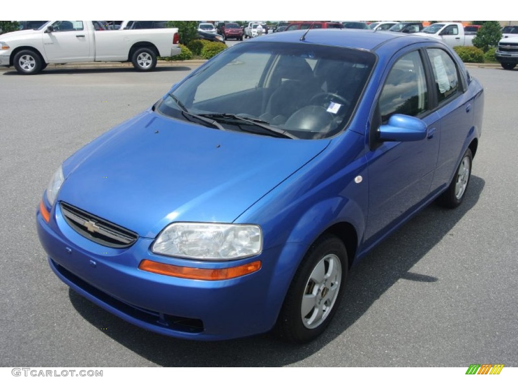 2006 Aveo LS Sedan - Bright Blue / Charcoal photo #1
