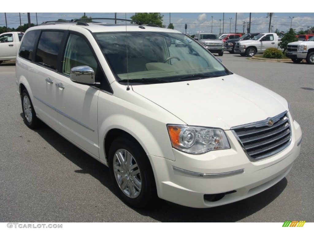 2010 Town & Country Limited - Stone White / Medium Pebble Beige/Cream photo #2