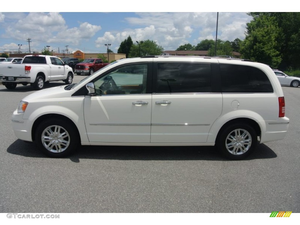 2010 Town & Country Limited - Stone White / Medium Pebble Beige/Cream photo #3