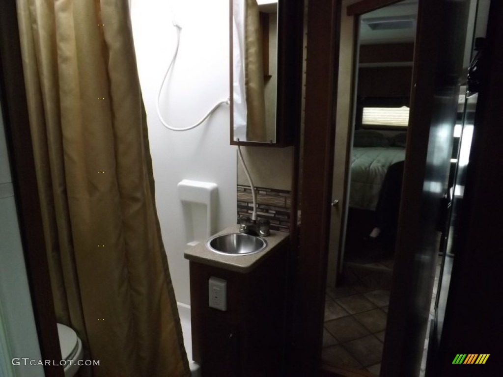 2013 Sprinter 3500 Passenger Conversion Van - Citation Beige Graphics / Black Leatherette photo #14