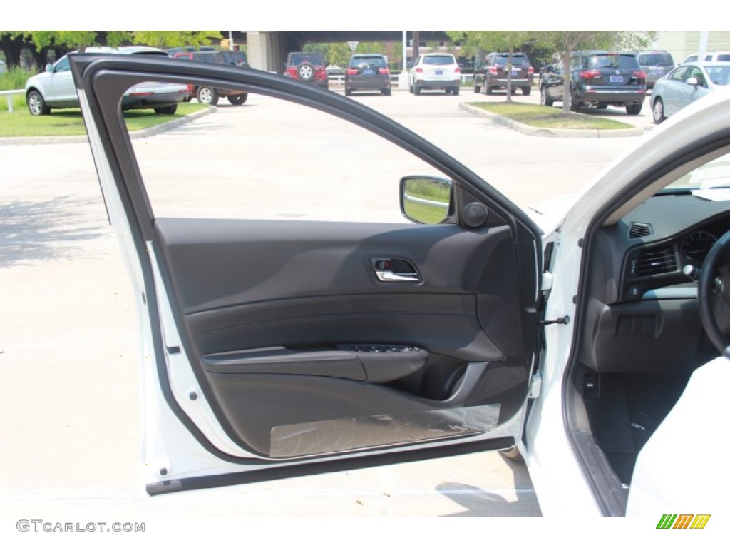 2014 Acura ILX 2.0L Ebony Door Panel Photo #83186688