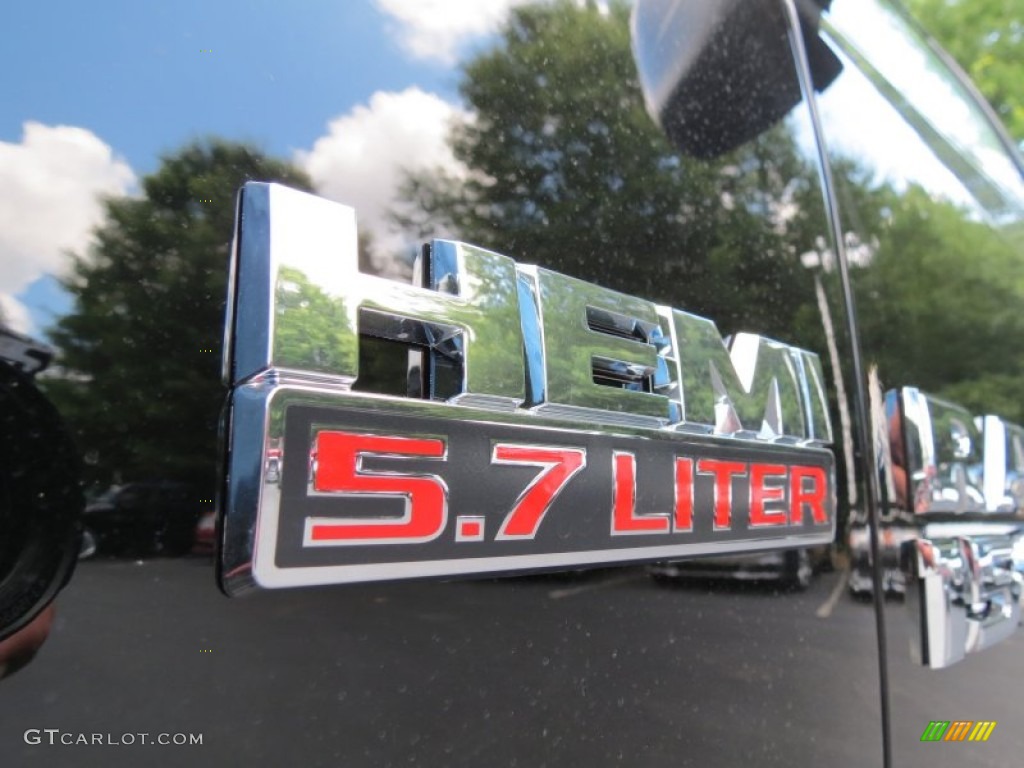 2013 1500 Express Crew Cab - Black / Black/Diesel Gray photo #6