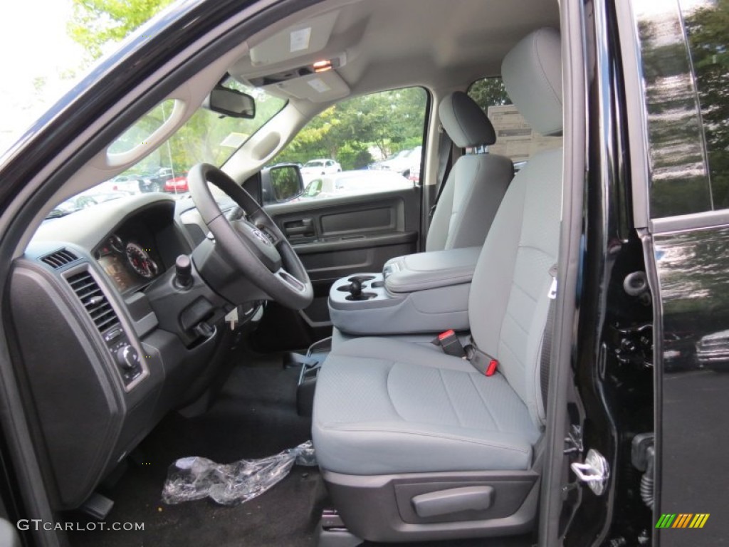 2013 1500 Express Crew Cab - Black / Black/Diesel Gray photo #7