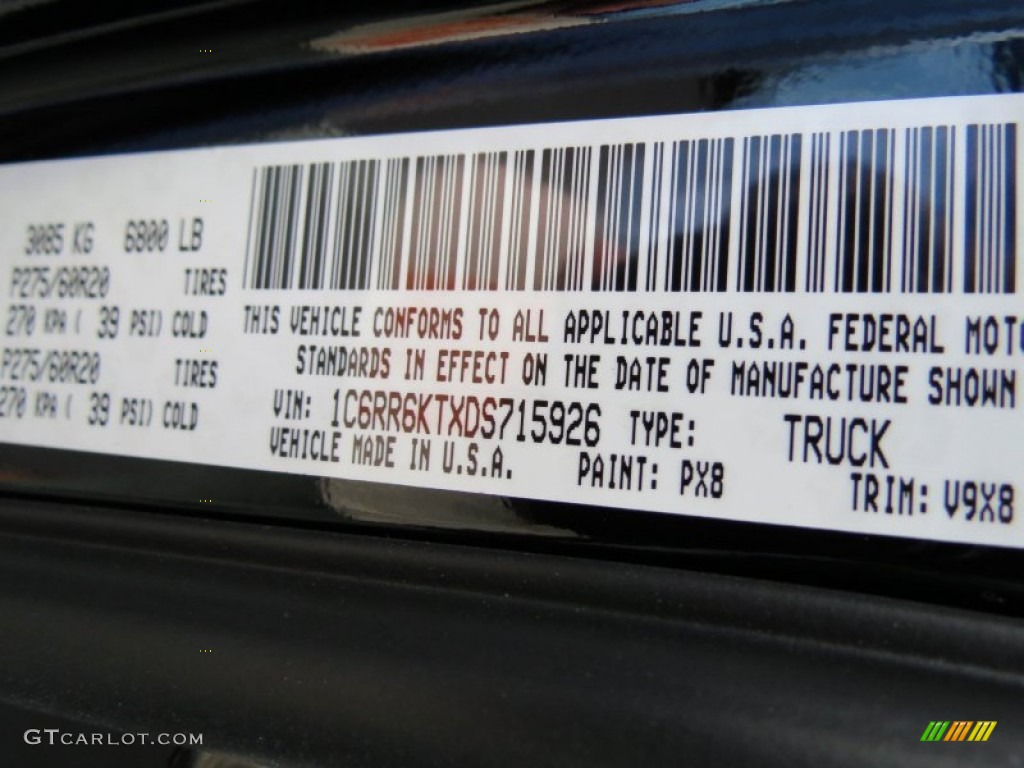 2013 1500 Express Crew Cab - Black / Black/Diesel Gray photo #11