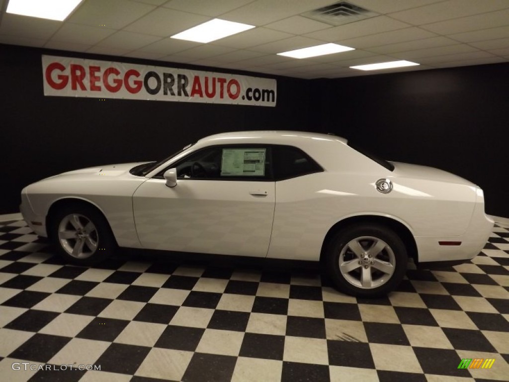 2013 Challenger SXT - Bright White / Dark Slate Gray photo #5