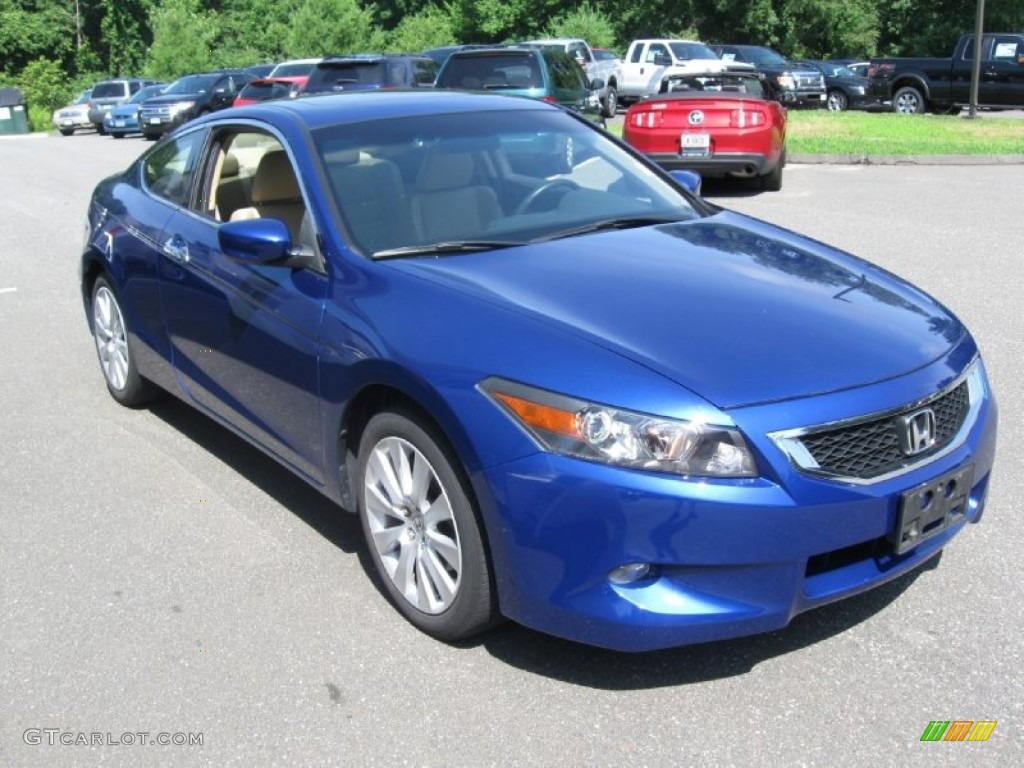 2010 Accord EX-L V6 Coupe - Belize Blue Pearl / Ivory photo #1