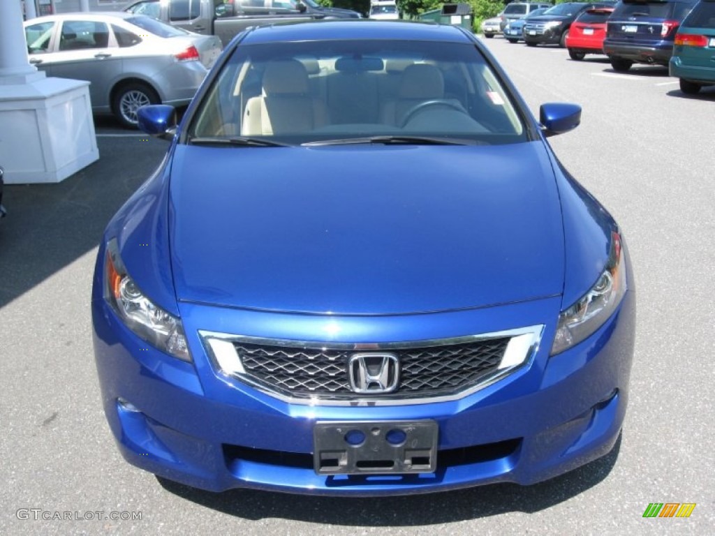 2010 Accord EX-L V6 Coupe - Belize Blue Pearl / Ivory photo #2