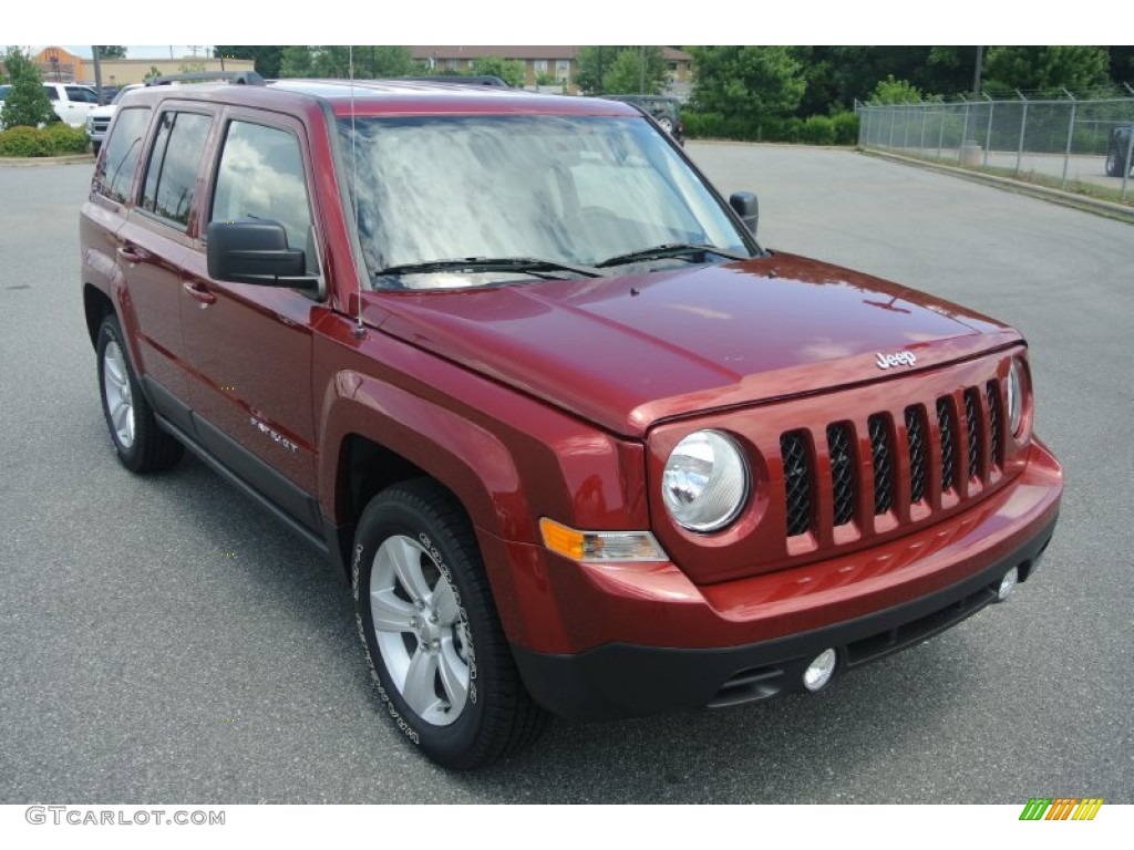 Deep Cherry Red Crystal Pearl 2014 Jeep Patriot Sport Exterior Photo #83188401
