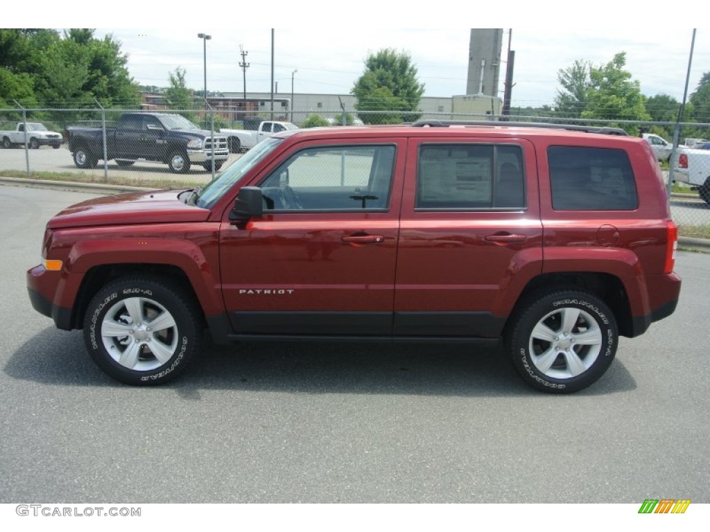 Deep Cherry Red Crystal Pearl 2014 Jeep Patriot Sport Exterior Photo #83188422