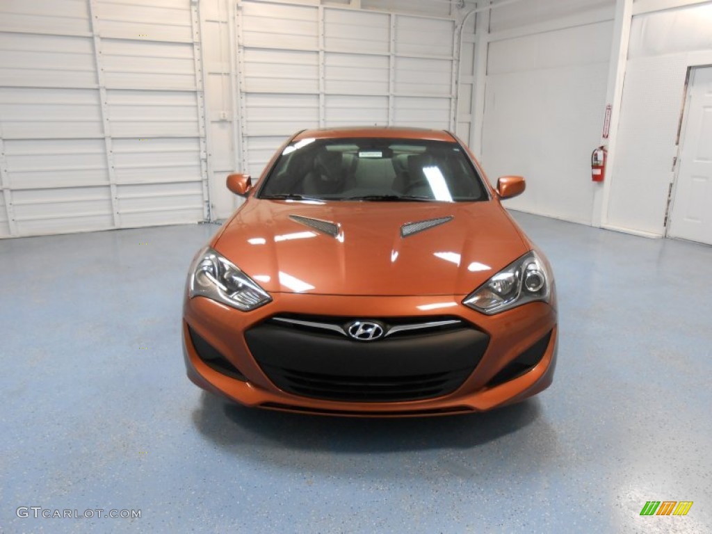 2013 Genesis Coupe 2.0T Premium - Catalunya Copper / Black Cloth photo #3