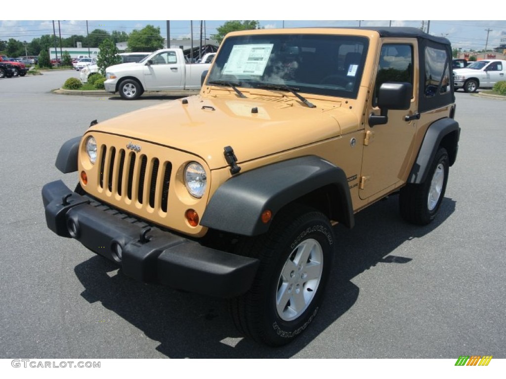 Dune Beige Jeep Wrangler