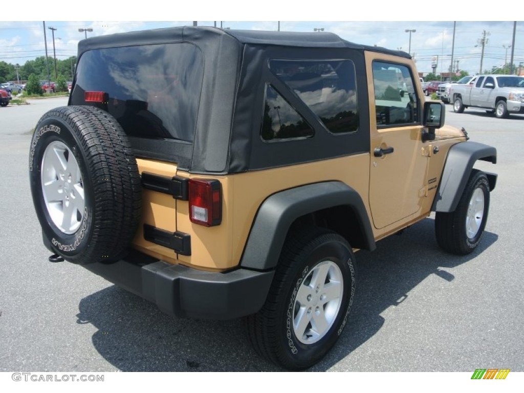 2013 Wrangler Sport 4x4 - Dune Beige / Black photo #5
