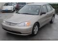 Titanium Metallic - Civic LX Sedan Photo No. 3